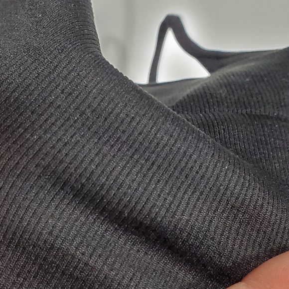 Free People Andi Square Neck Seamless Bra Black MSRP $38 FP084 - Picture 6 of 14